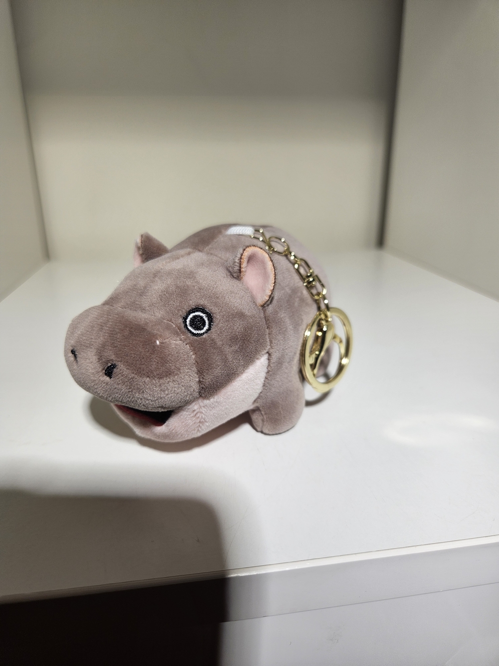 Moo Deng Plush Keychain – Adorable Hippo Pendant Charm for handbags, Backpack